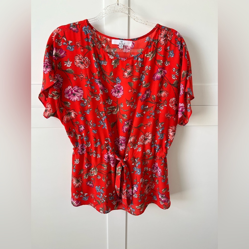 M by Marled Medium Blouse Orange